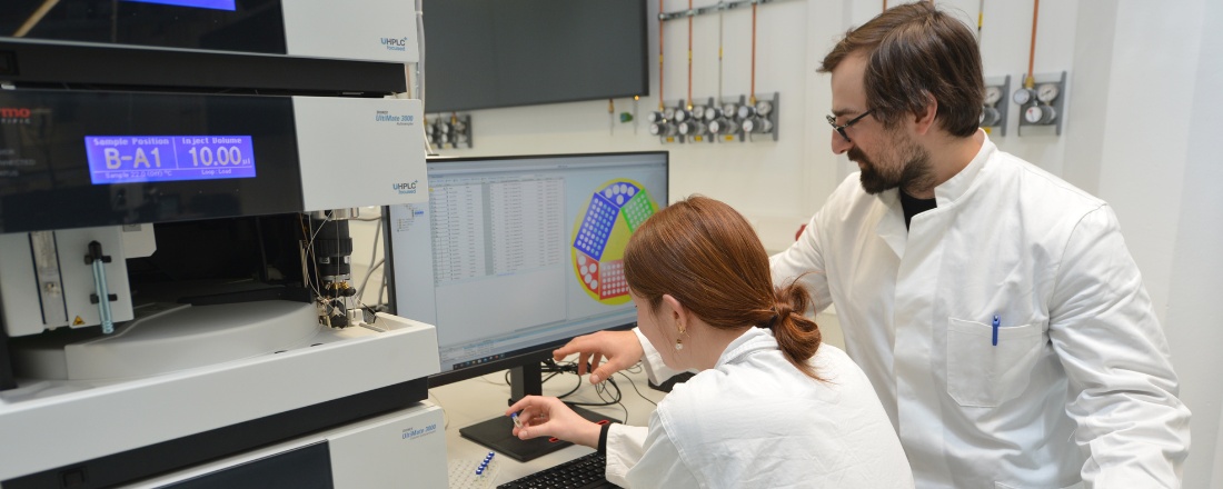 man and woman in laboratory