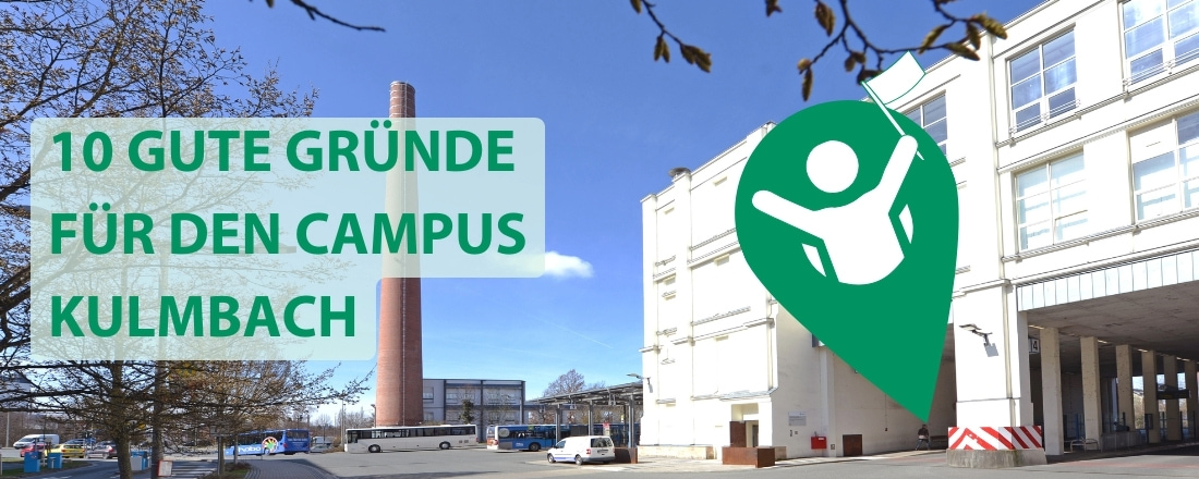 10 gute Gründe für den Campus Kulmbach Banner deutsch