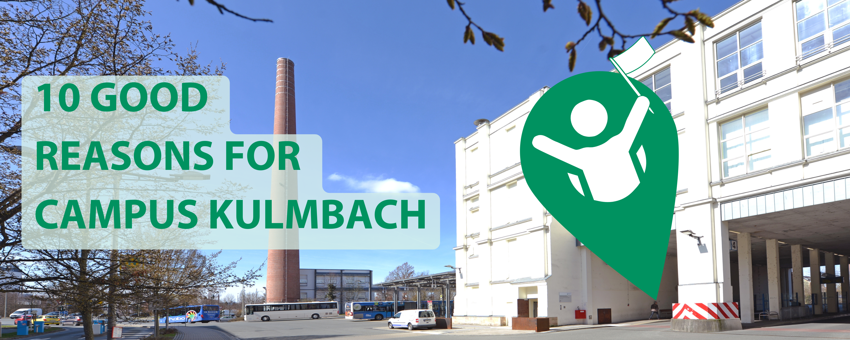Banner 10 good reasons for Campus Kulmbach